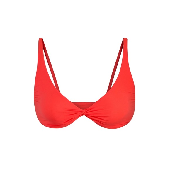 Skims Skimpy Scoop Bra in Poppy - Picture 6 of 8